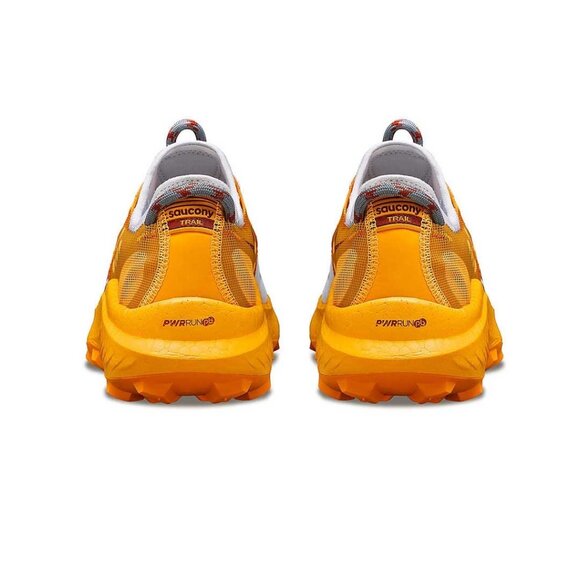 Saucony Endorphin Rift Women's Size 6 Orange Gray Trail Running Shoes - Picture 4 of 5